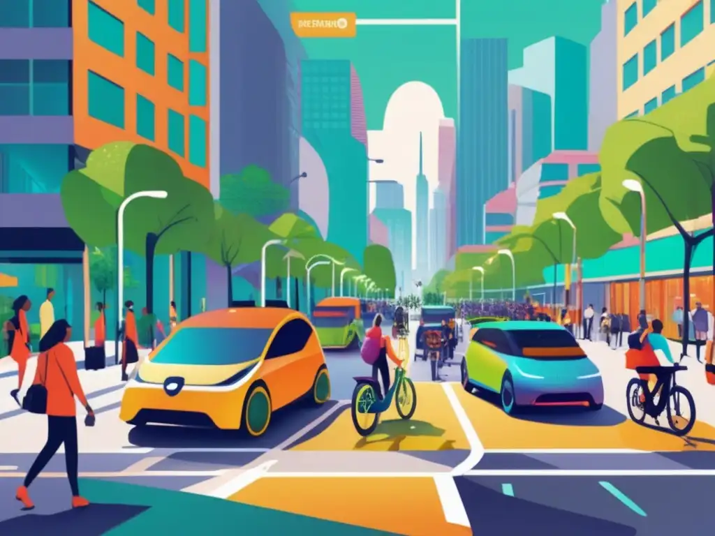 Ciudad sostenible: movilidad verde Inversiones en transporte verde en una ciudad sostenible
