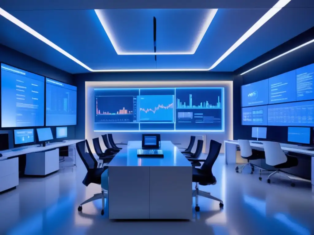 Laboratorio financiero futurista Laboratorio financiero futurista - Expertos analizando datos con tecnología avanzada - Mitos del análisis financiero de predicciones