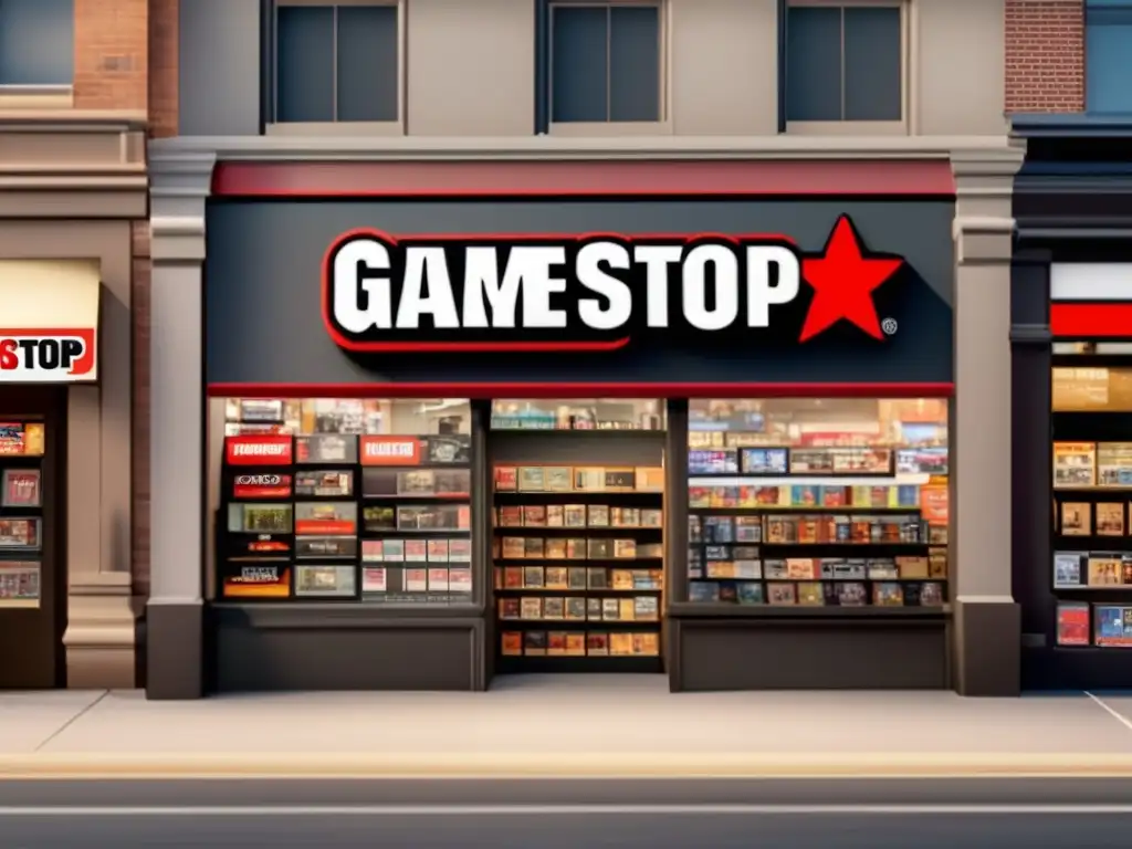 Evolución de GameStop: de tienda vintage a líder en la industria Lecciones inversiones GameStop: Evolución de la compañía en una imagen 8k ultradetallada -