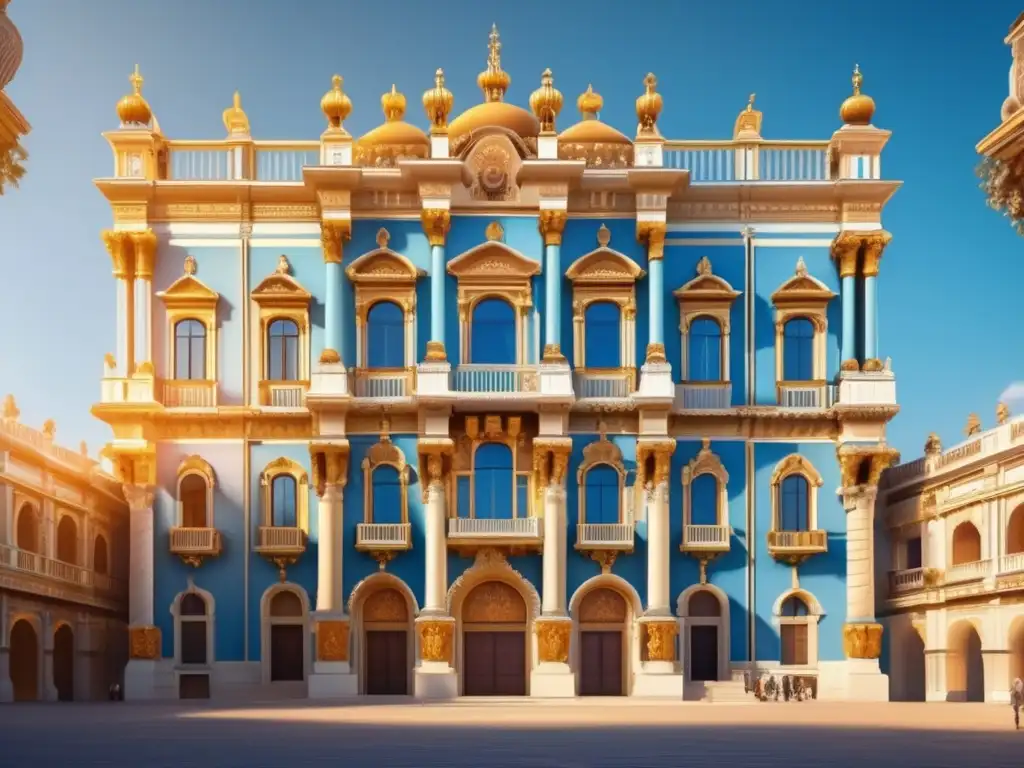 Majestuoso palacio renacentista Un majestuoso palacio renacentista de la familia Medici, con arquitectura detallada y decoraciones ornamentadas