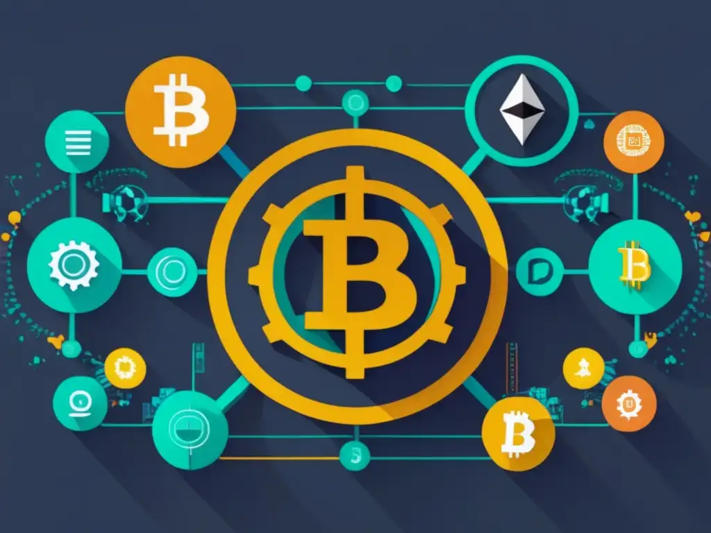 Evolución mecanismos consenso criptomonedas Evolución mecanismos consenso criptomonedas: imagen 8k detallada que muestra la evolución de los mecanismos de consenso en criptomonedas