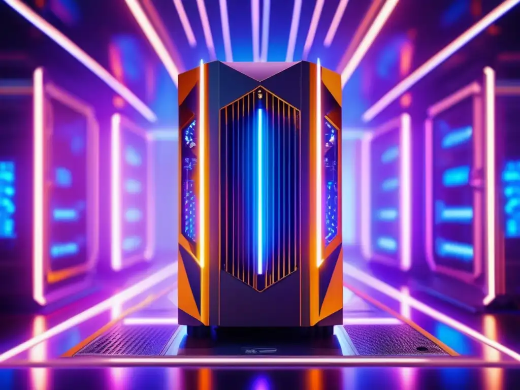 Máquina minera futurista y eficiente Mejor hardware para minar criptomonedas: rig futurista, potente y eficiente
