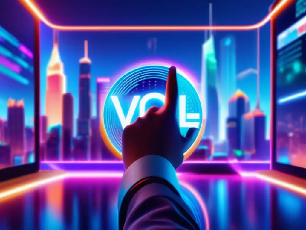 Mercado de criptomonedas: Ciudad futurista y volátil Mercado cripto: Ciudad futurista, volatilidad, potencial altcoins 2023