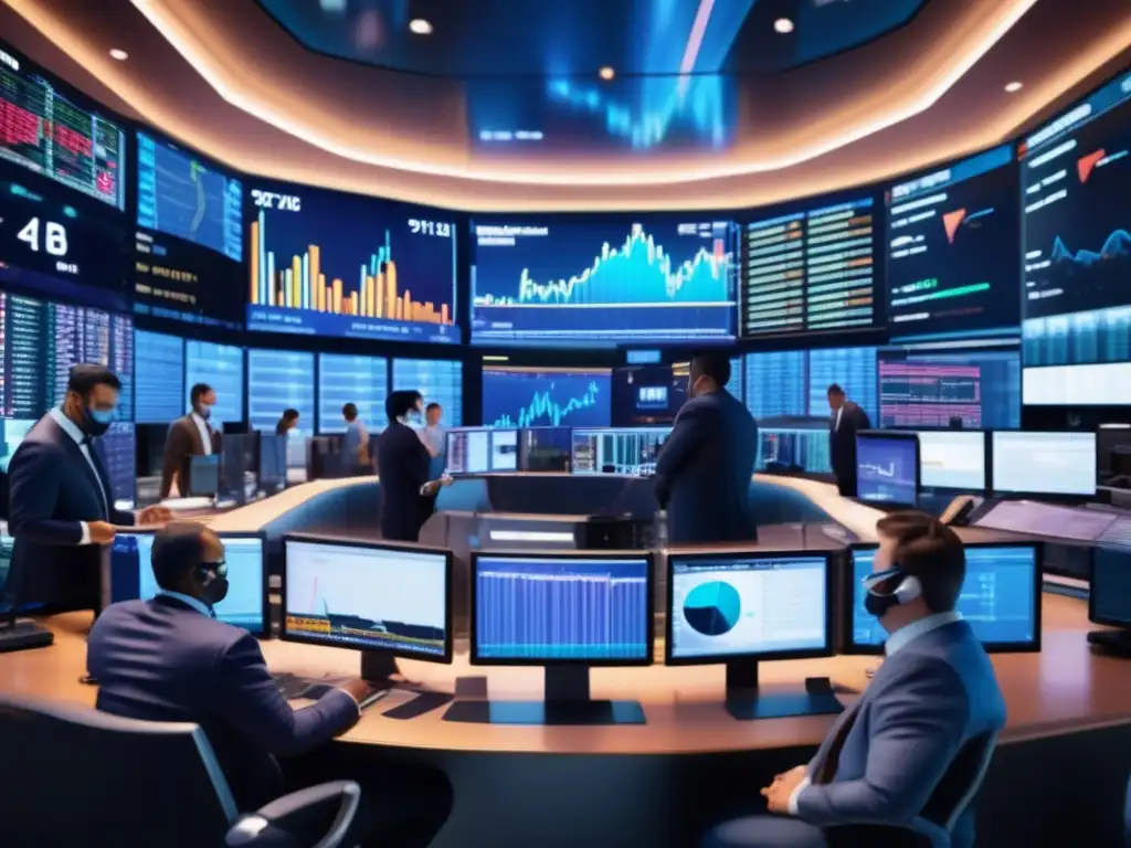 Traders en la bolsa de valores durante la pandemia Mercado financiero en pandemia: Energía, intensidad y diversificación