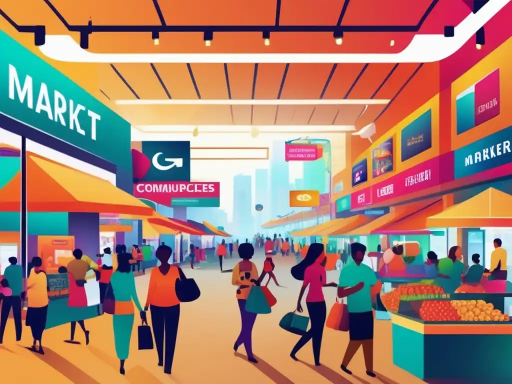 Mercado emergente: Consumidores diversos en transacciones Transformación mercados emergentes clases medias, vibrante mercado con consumidores diversos y moderna infraestructura