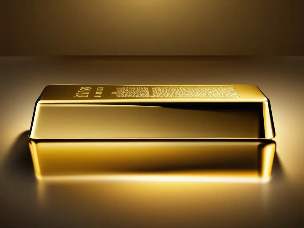 Barra de oro moderna y elegante Invierte en metales preciosos: Mitos y realidades