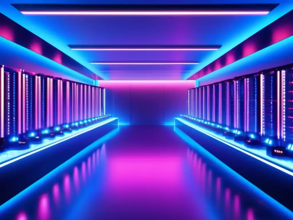 Centro minero de criptomonedas futurista Minero Criptomonedas Monedas Prometedoras