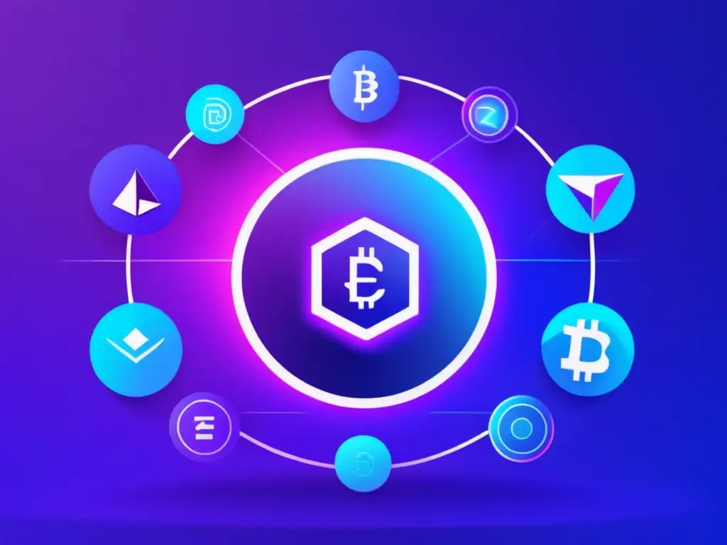Interfaz moderna de recompensas en criptomonedas Guía de staking: interfaz moderna, recompensas cripto, diagrama dinámico, criptomonedas, blockchain