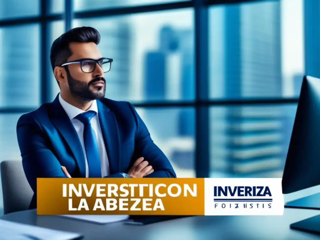 Mujer de negocios en oficina moderna Mujer de negocios en oficina moderna con técnicas de inversión con cabeza fría