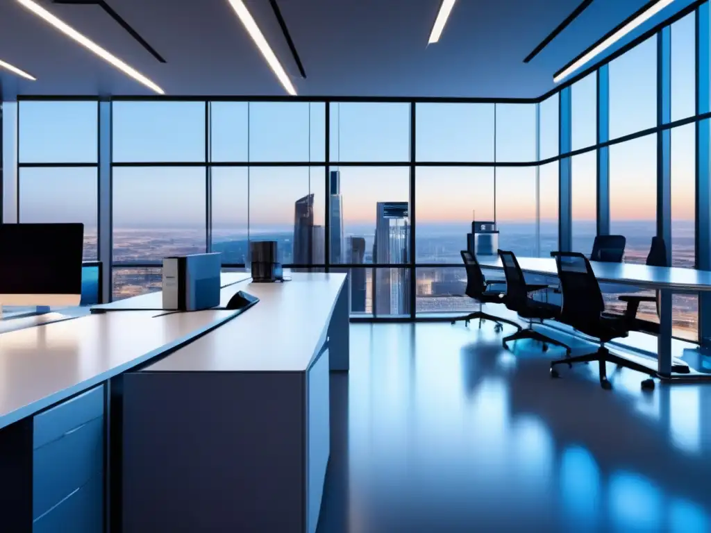 FuturosoficinadeFintechescalable Oficina futurista fintech: Desafíos escalabilidad empresas fintech