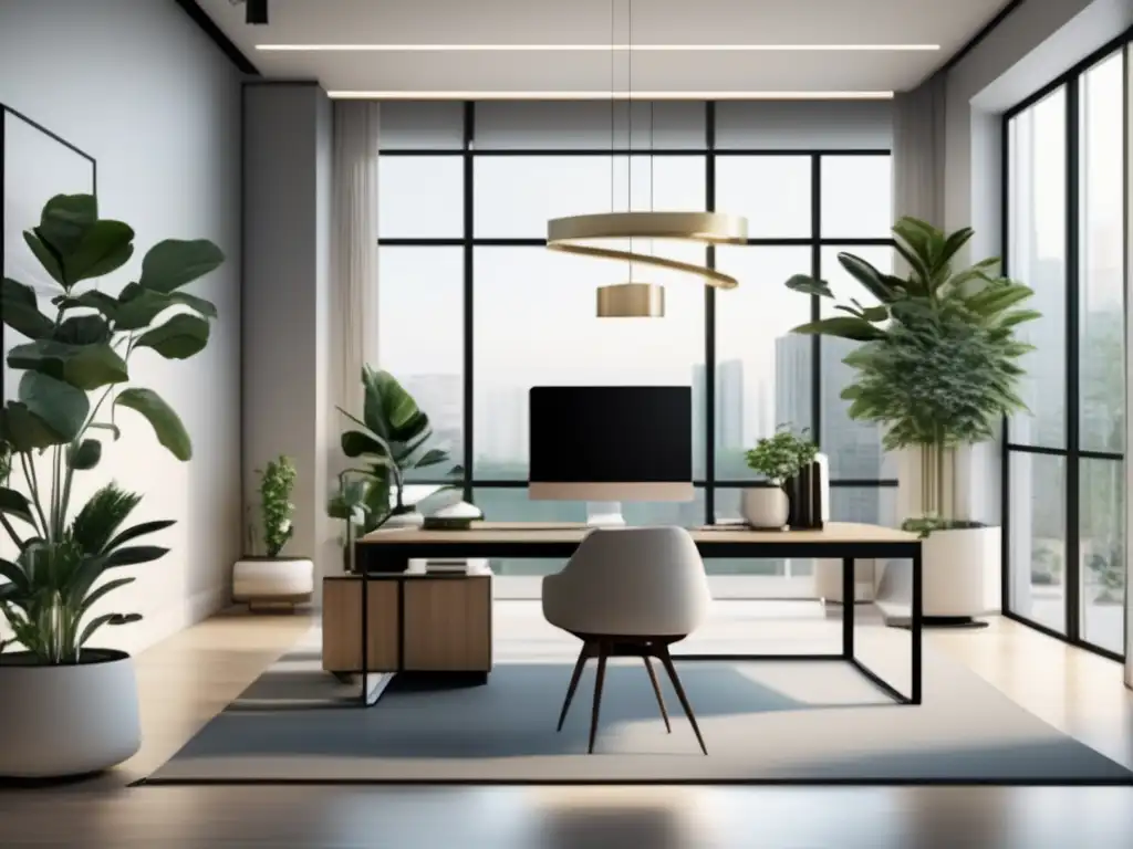 Espacio de oficina moderno y elegante Oficina moderna con diseño minimalista - Ventajas de las plataformas tradicionales