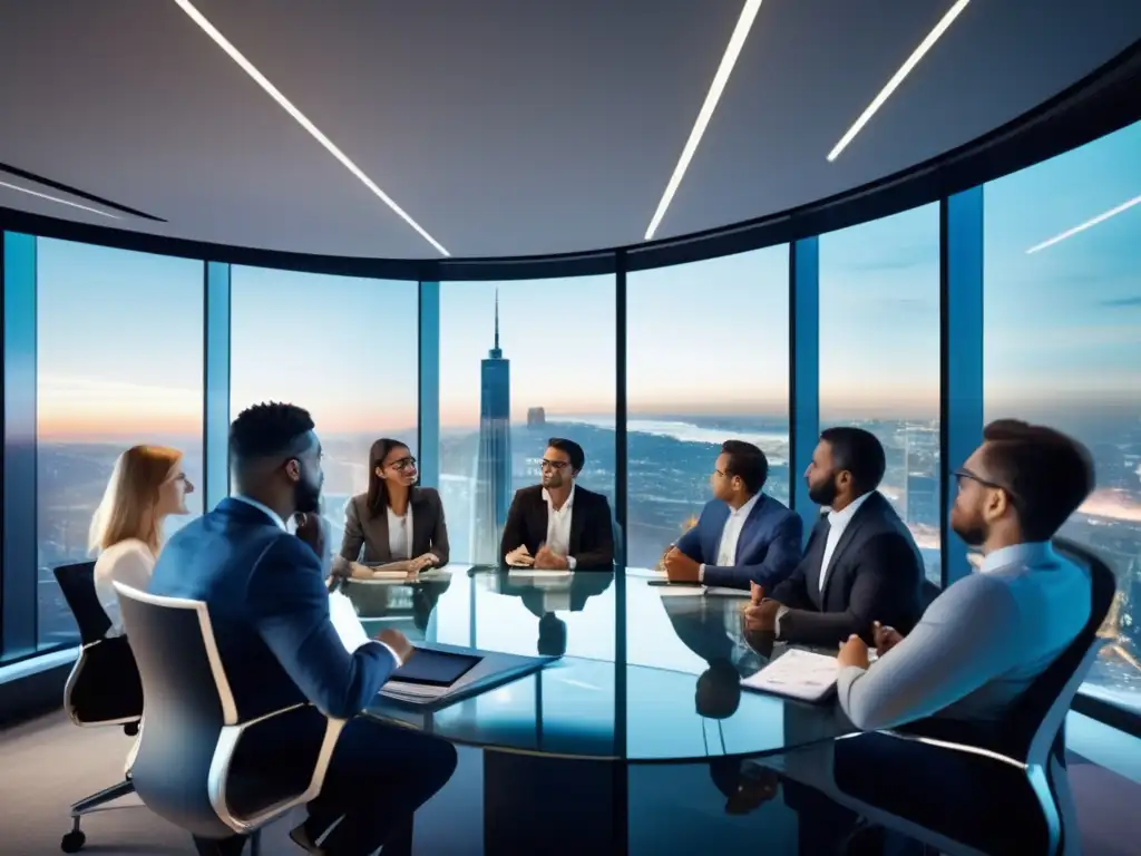 Oficina moderna con profesionales analizando datos Oficina moderna con profesionales discutiendo estrategias de inversión a corto plazo