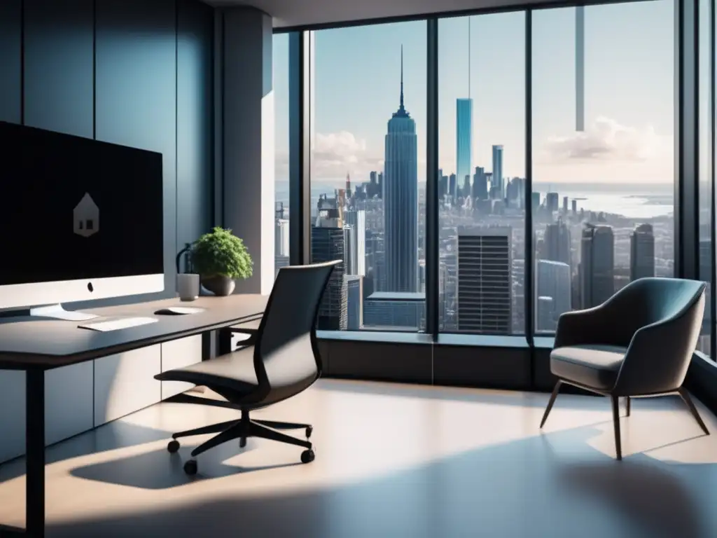 Oficina moderna con vista a la ciudad Oficina moderna con vista a la ciudad - Parálisis por análisis en inversiones