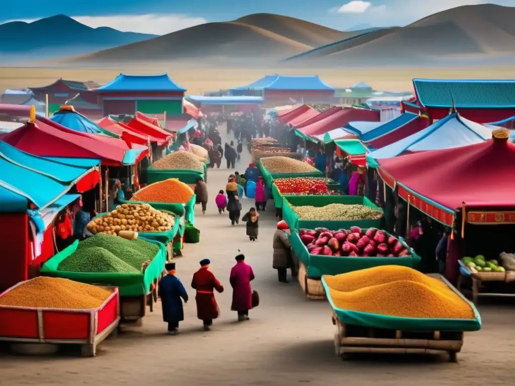 Vibrante mercado mongol: colores, texturas y arquitectura tradicional Oportunidades de inversión en Mongolia y Vietnam