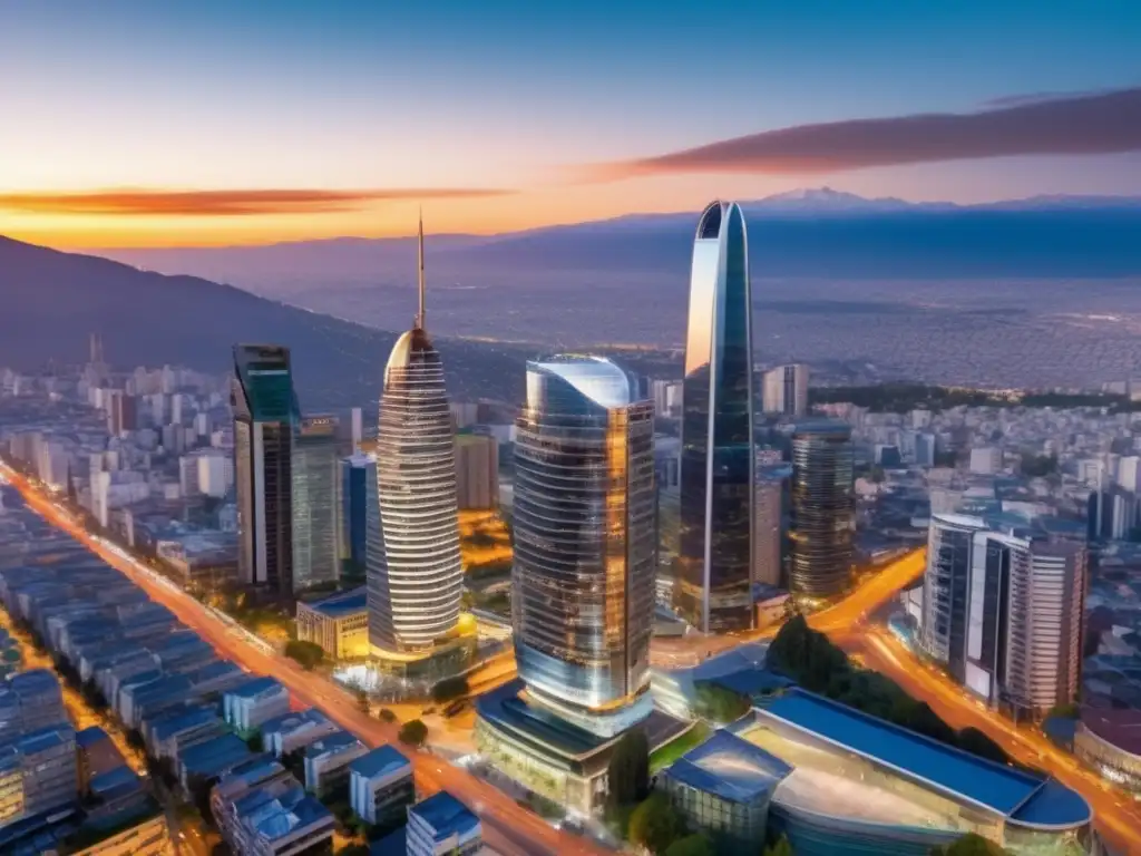 Impresionante vista panorámica de Santiago, Chile Oportunidades de inversión en Chile: Leyes de inversión en Chile