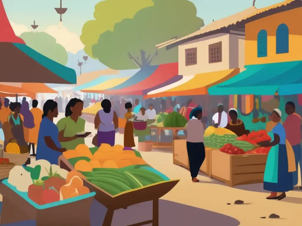 Un mercado vibrante y diverso Oportunidades inclusivas en comunidades marginadas, vibrante mercado con diversidad y desarrollo
