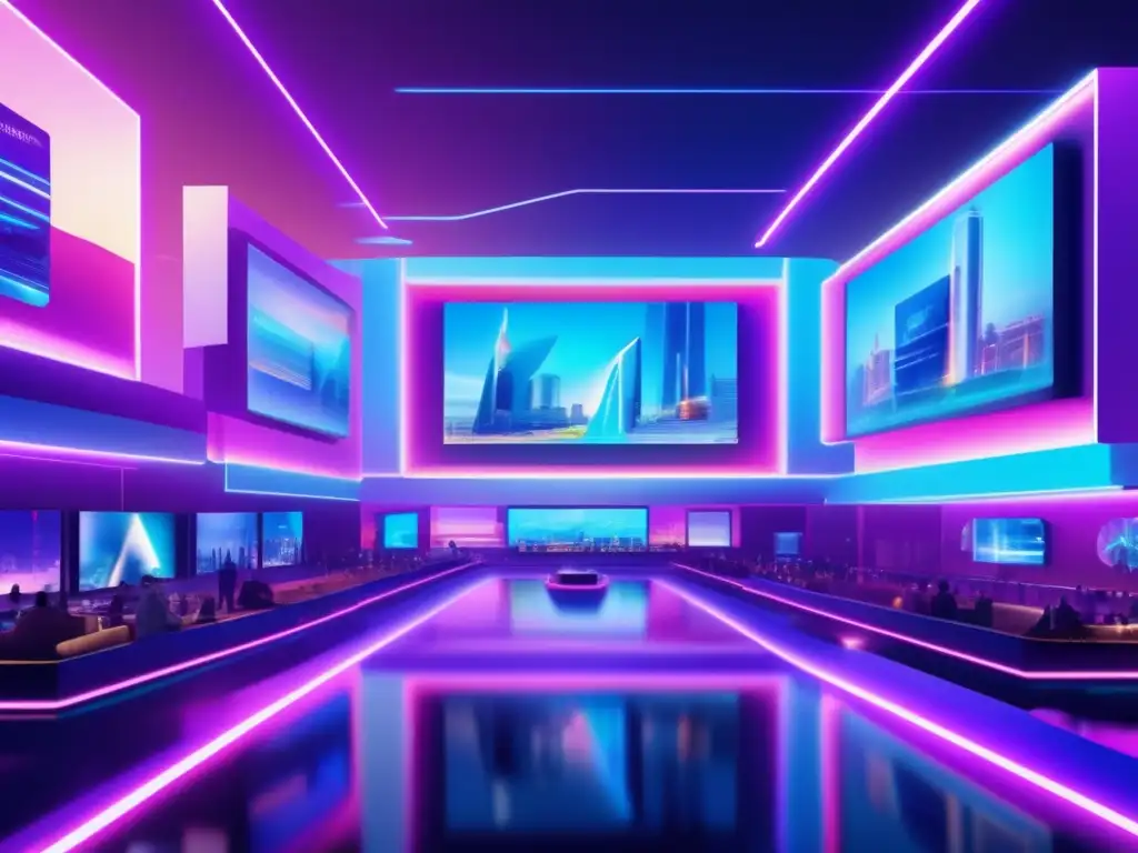 Un centro de entretenimiento futurista impulsado por blockchain Oportunidades de inversión en blockchain en entretenimiento