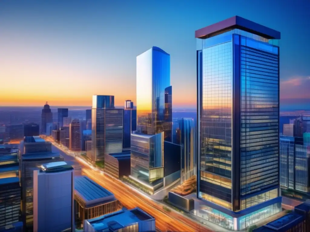 Edificio comercial moderno en ciudad vibrante Oportunidades inversión propiedades comerciales en vibrante ciudad comercial