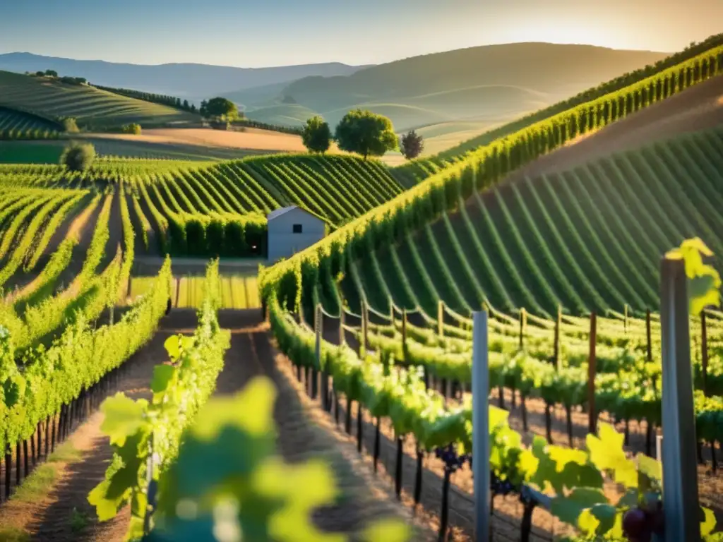 Maravillosa viña en región vitivinícola Oportunidades de inversión en vino: Lujoso viñedo 8k captura belleza y potencial de la industria