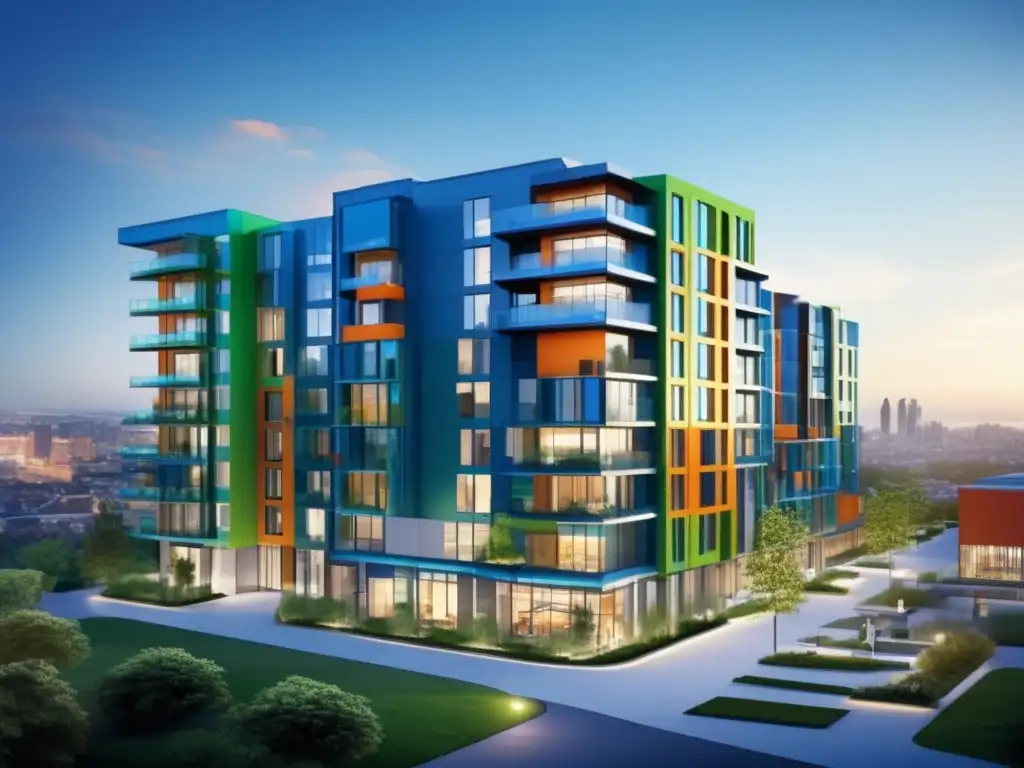 Complejo de viviendas estudiantiles modernas Oportunidades de inversión en viviendas para estudiantes en una moderna residencia con vista panorámica a la ciudad