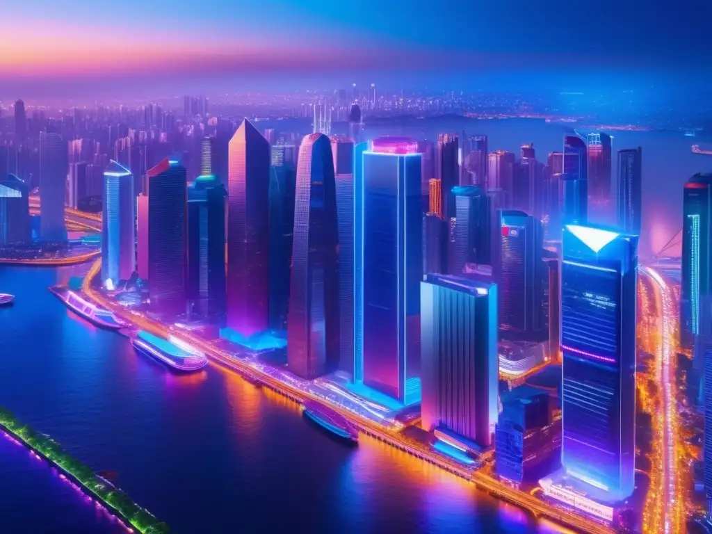 Impresionante crecimiento económico en ciudades emergentes Oportunidades inversor global economías desarrollo: Increíble imagen 8k que captura crecimiento económico y oportunidades en economías en desarrollo