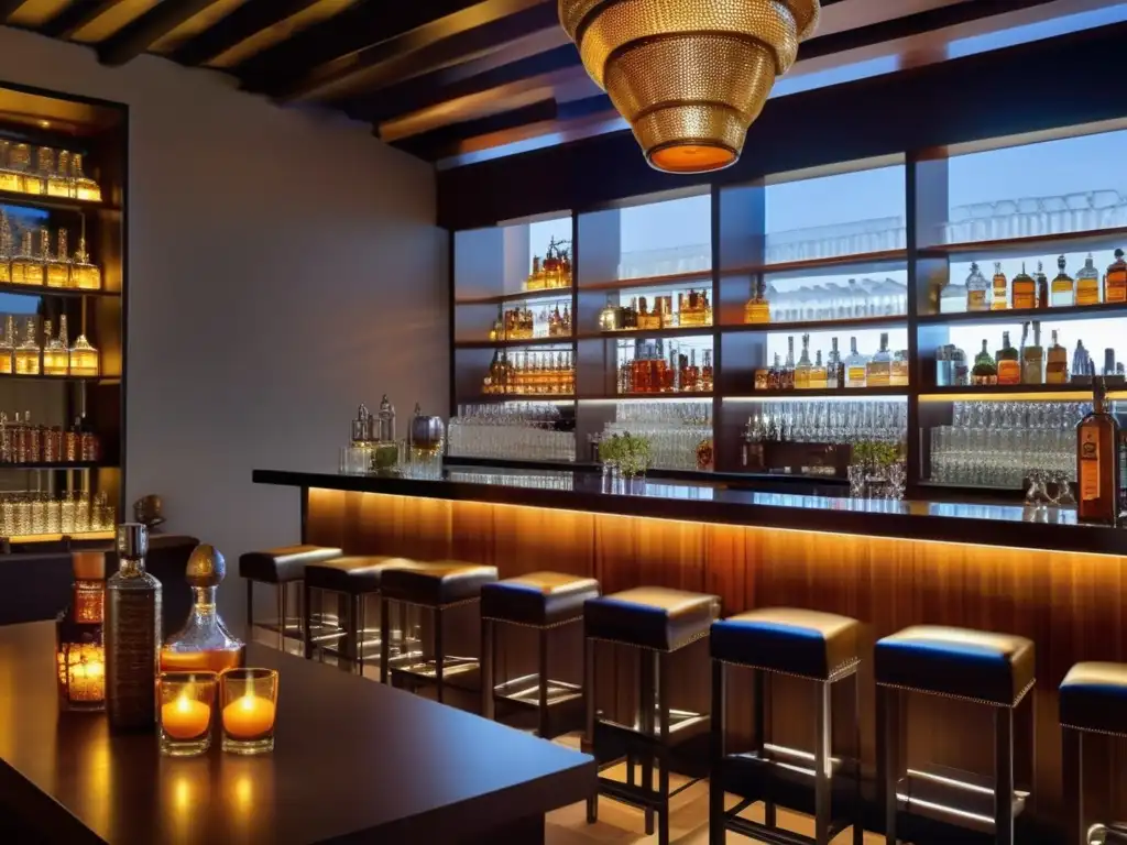 Barra de tequila y mezcal de lujo Oportunidades de inversión en tequila y mezcal