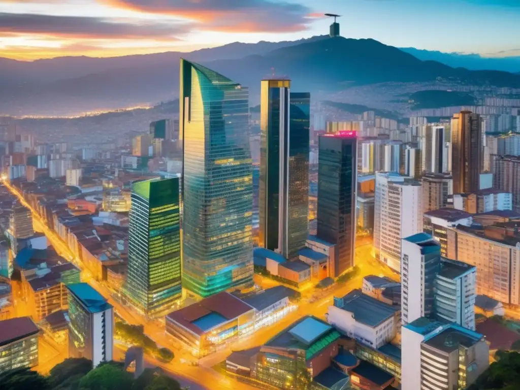 Vibrante ciudad de Bogotá, Colombia Oportunidades inversión Colombia, ciudad vibrante, modernidad y crecimiento económico