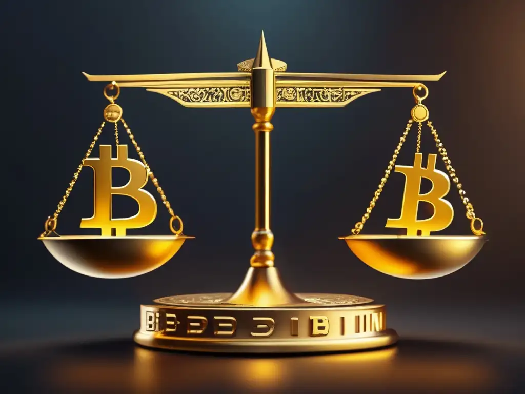 Balance de oro y Bitcoin en equilibrio Invertir en oro vs bitcoin: guía definitiva para tiempos de crisis