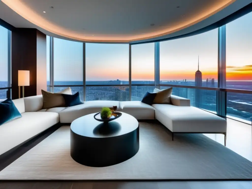 Lujoso ático moderno con vistas a la ciudad Penthouse moderno y lujoso con vistas a la ciudad