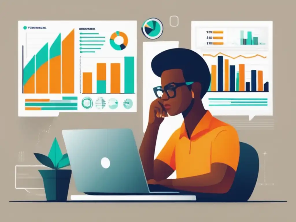 Reflexión financiera Persona reflexionando sobre decisiones financieras - Sesgo de atribución financiero