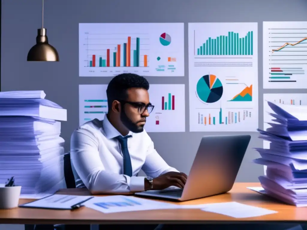 Profesional analizando estrategias de inversión Persona pensando en estrategias de fiscalidad en fondos mutuos