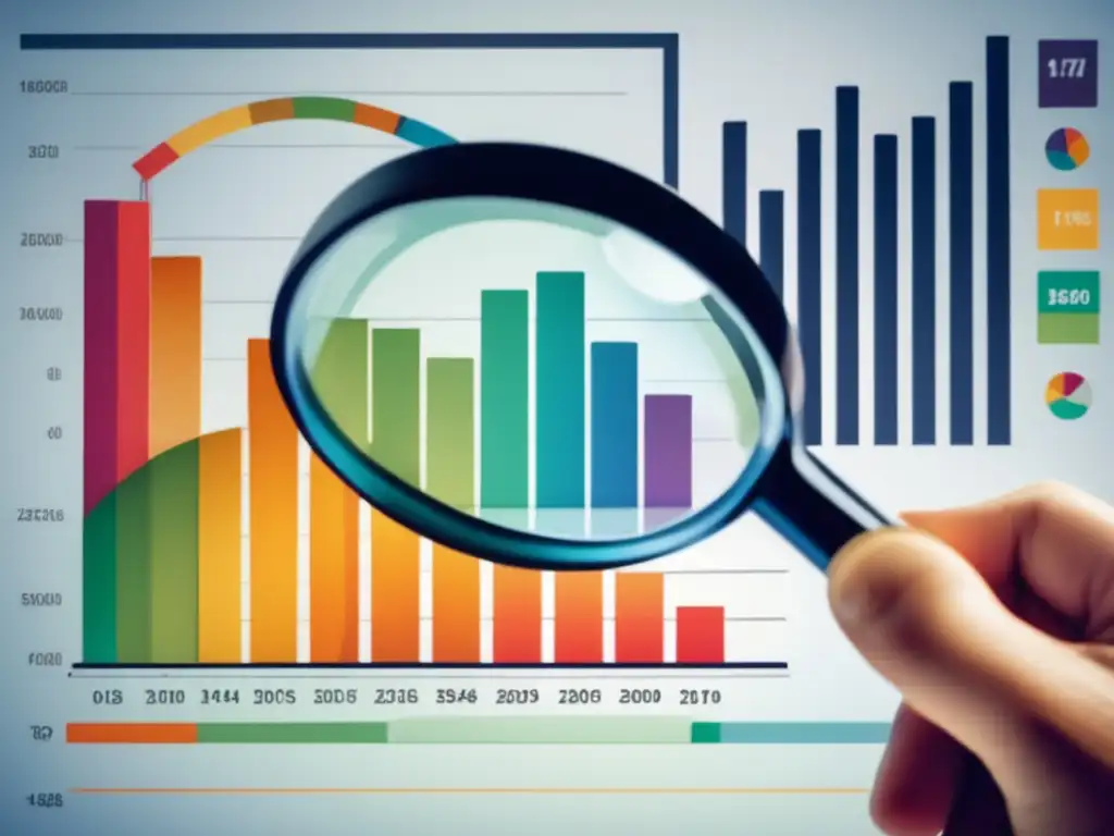 Mano sostiene gráficos financieros coloridos Persona sostiene gráficos financieros coloridos con aumentos de interés y estrategias de inversión