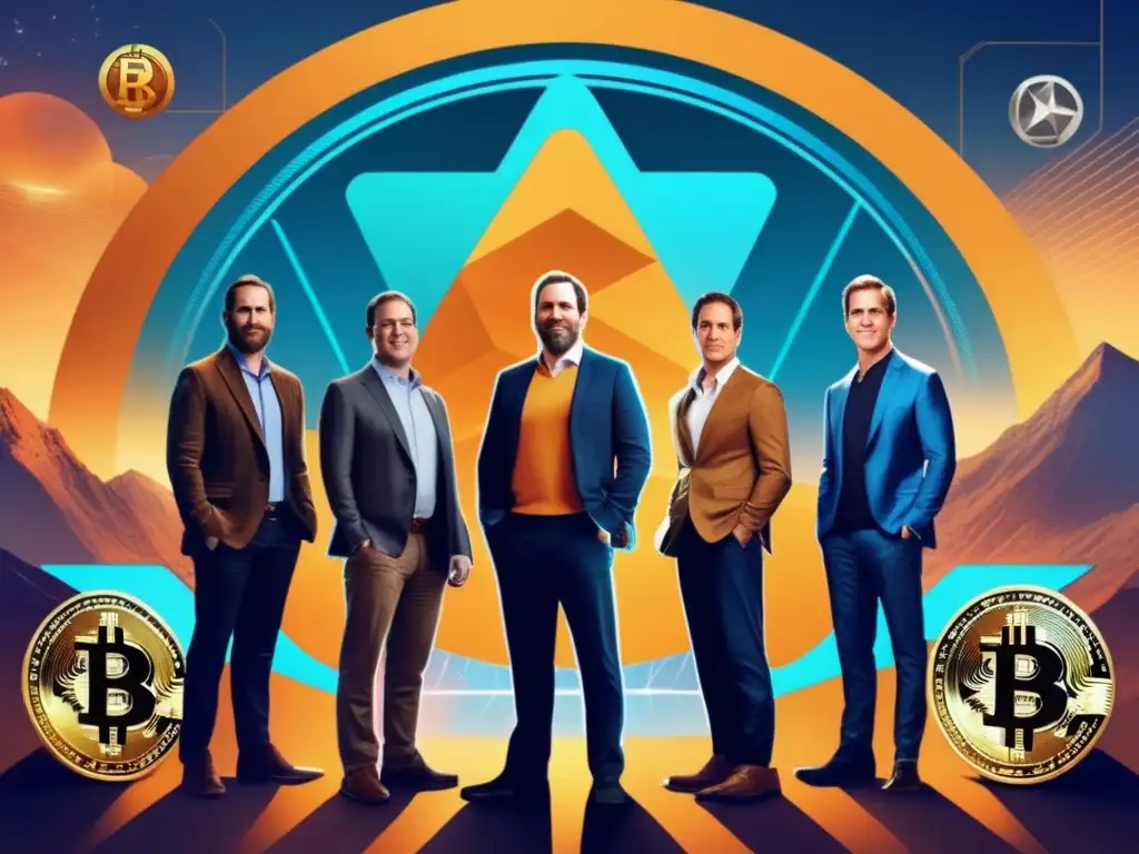 Líderes criptomonedas en plataforma digital Personajes clave criptomonedas: Garlinghouse, Winklevoss y Lagarde liderando la industria digital