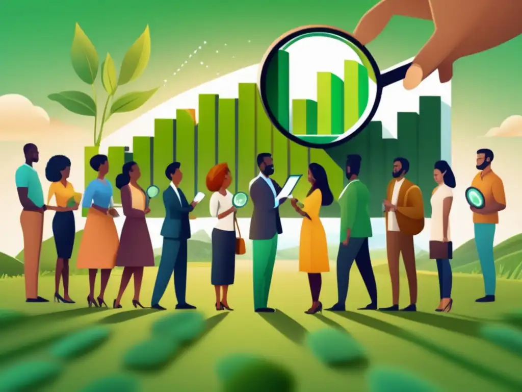 Grupo diverso de personas en unidad, trabajando hacia erradicar la pobreza Personas diversas unidas, oportunidades de inversión para erradicar pobreza