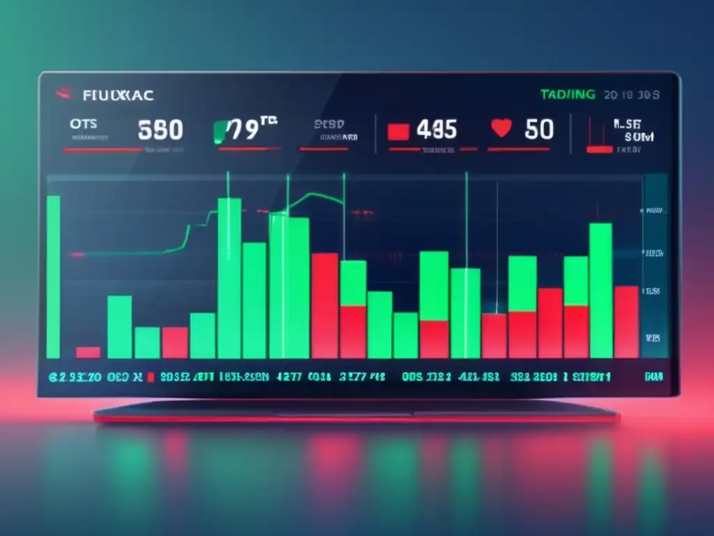 Interfaz de trading moderna y eficiente Plataforma trading futuros análisis comparativo: interfaz 8k ultradetallada, gráficos en tiempo real, herramientas profesionales