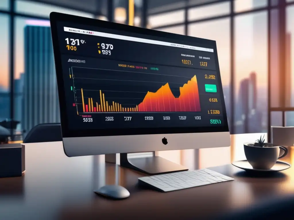 Plataforma de trading avanzada Plataforma de trading moderna con datos en tiempo real y gráficos