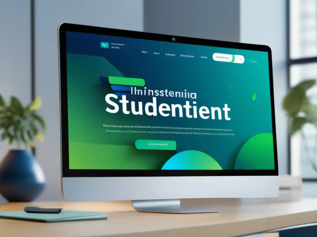 Plataforma de inversión estudiantil Plataformas de inversión para estudiantes con interfaz moderna y amigable, gráficos vibrantes y potencial de crecimiento financiero