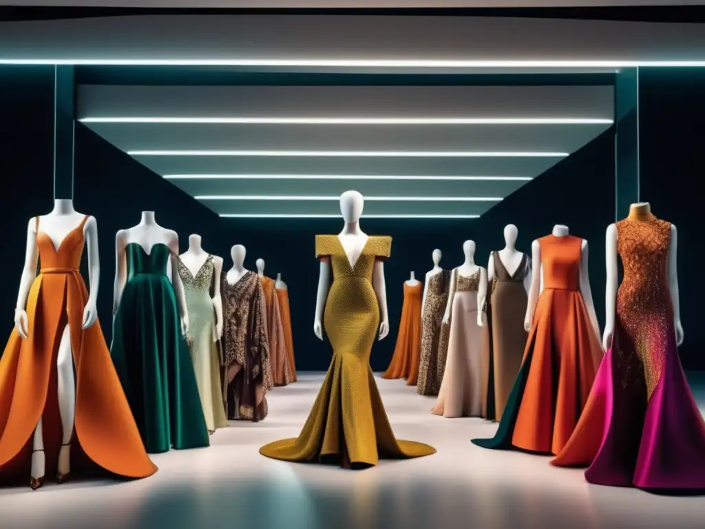 Volatilidad y autenticidad en la moda Potencial inversión en moda de diseño: imagen impresionante 8k que captura la volatilidad del mercado y la autenticidad de prendas de diseñador