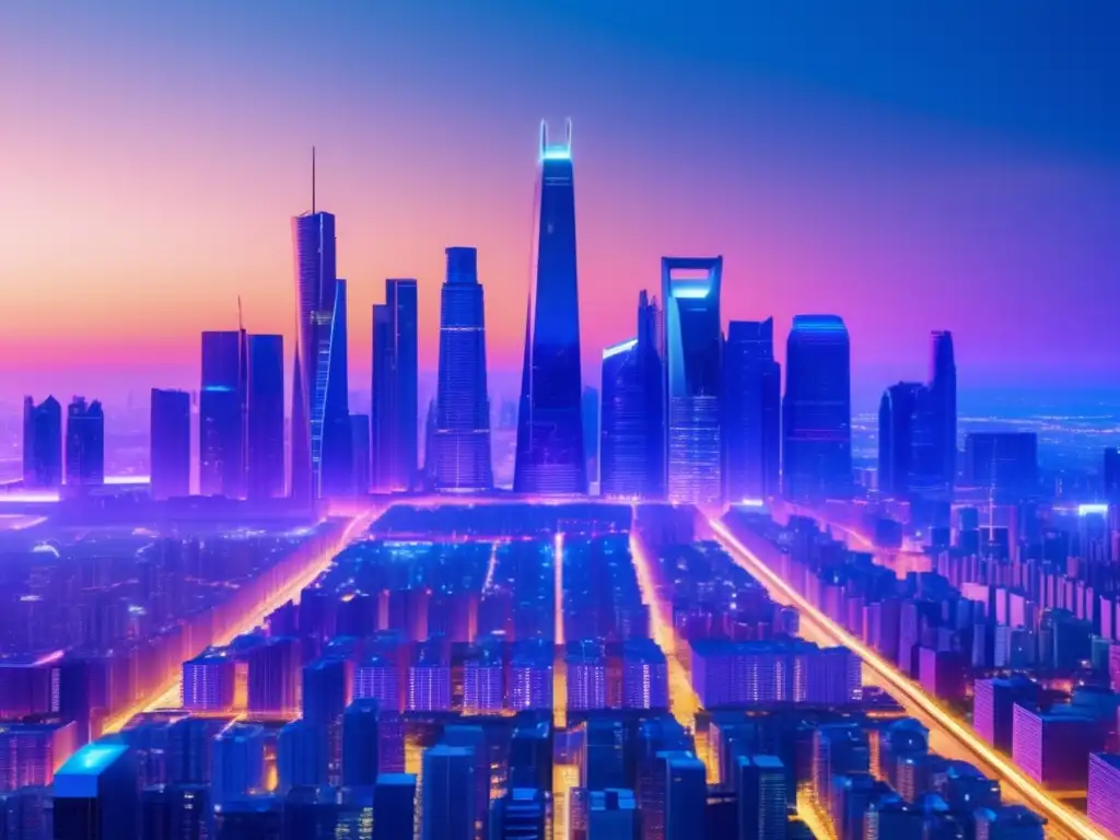 Ciudad futurista y ciclos económicos Predicciones de inversión en ciclos económicos