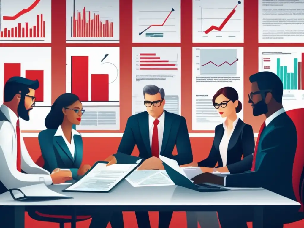 Profesionales analizando estafas de inversión Profesionales identificando estafas de inversión
