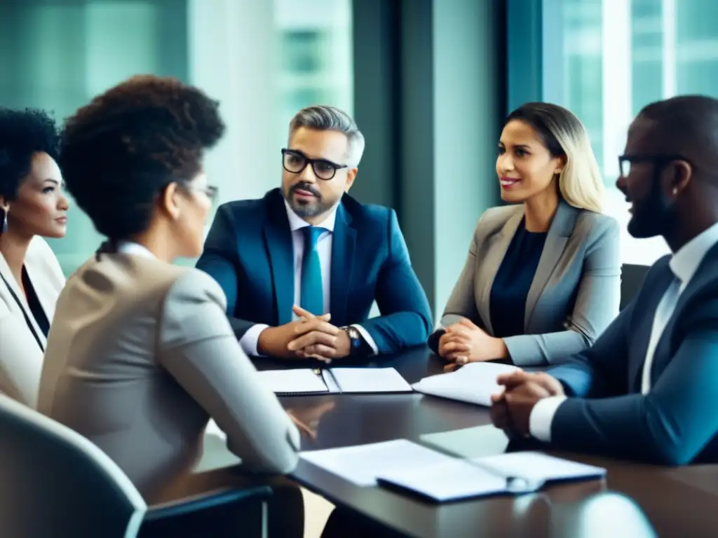 Reunión de profesionales discutiendo inversiones Profesionales discutiendo fondos de inversión - Verdades y mitos -
