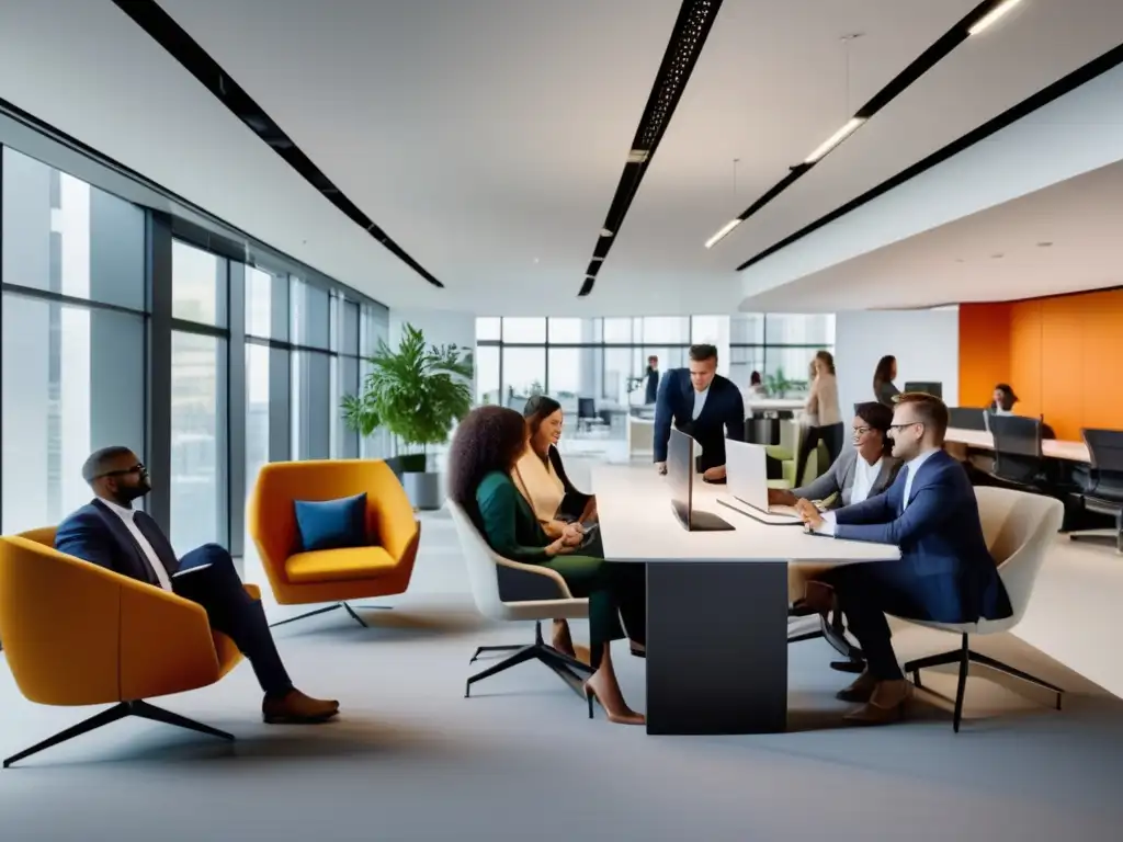Profesionales colaborando en oficina moderna Profesionales colaborando en oficina moderna - Impuesto al Patrimonio en inversiones