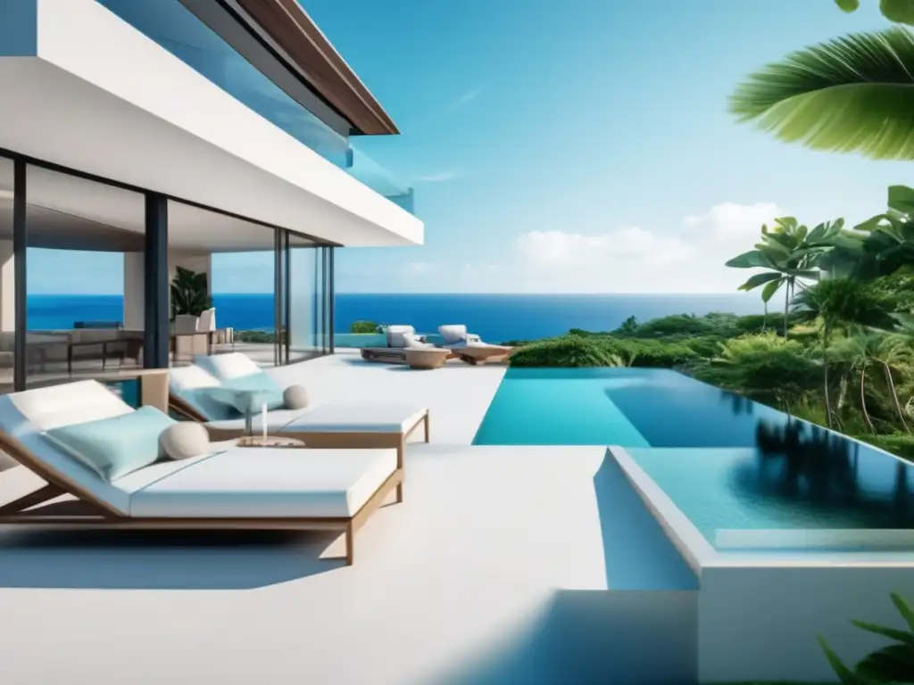 Villa de lujo con piscina infinita y vistas al mar Propiedad vacacional de lujo con diseño contemporáneo y vistas al mar - Propiedades vacacionales como inversión