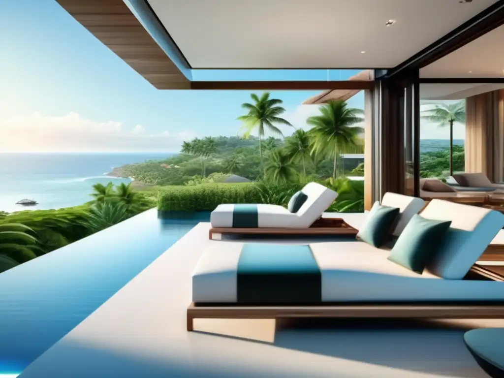 Casa de vacaciones de lujo en la costa Propiedad vacacional de lujo con piscina y vista al mar - Regulaciones inversión propiedades vacacionales