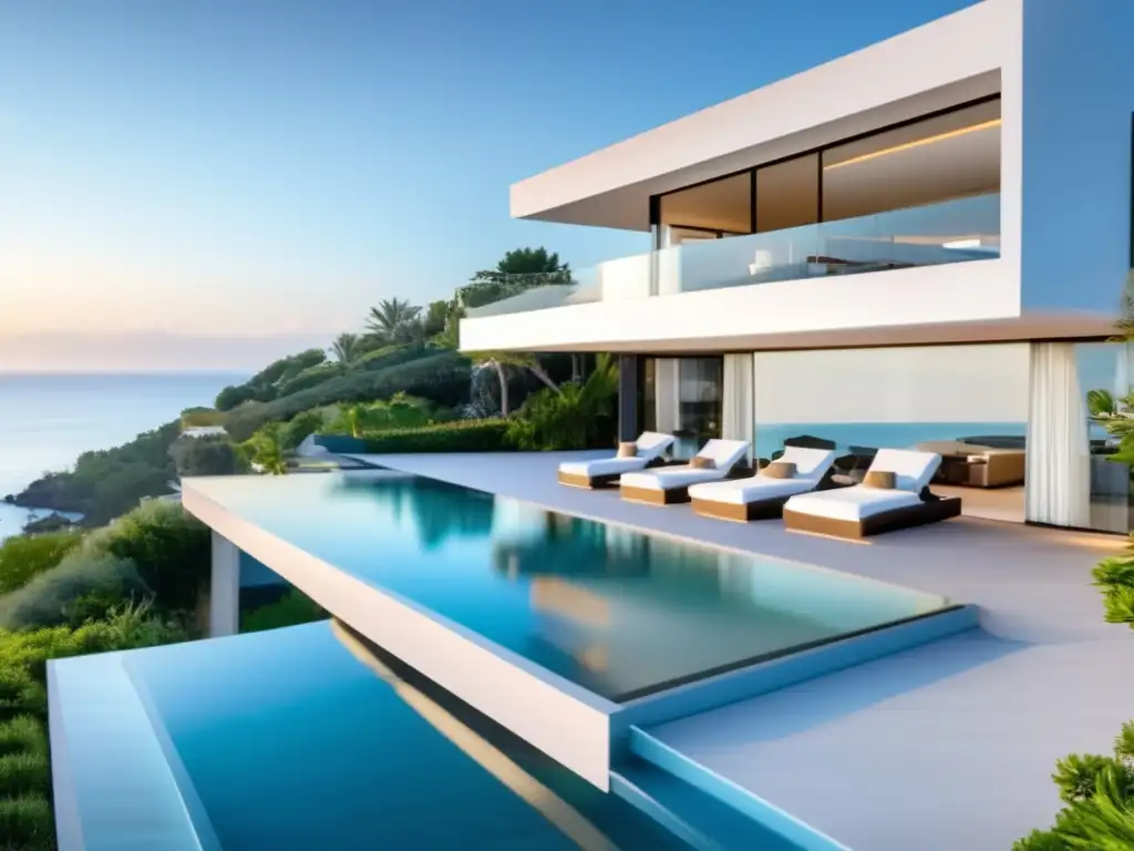 Villa de lujo con vista al mar Propiedad vacacional de lujo con vista al mar y mejoras para propiedades vacacionales