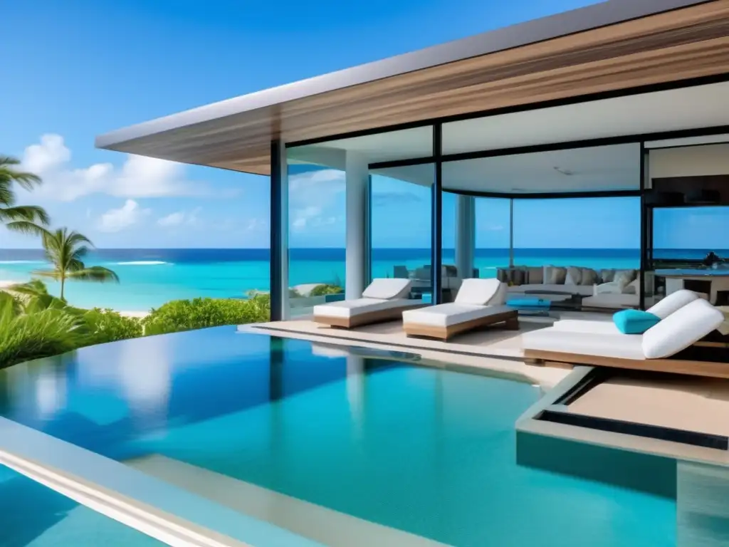 Casa de lujo frente a la playa Propiedad vacacional de lujo con vistas increíbles y diseño moderno