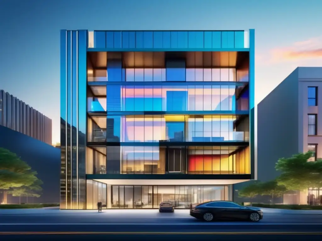 Edificio comercial moderno en la ciudad Propiedades comerciales: beneficios de invertir