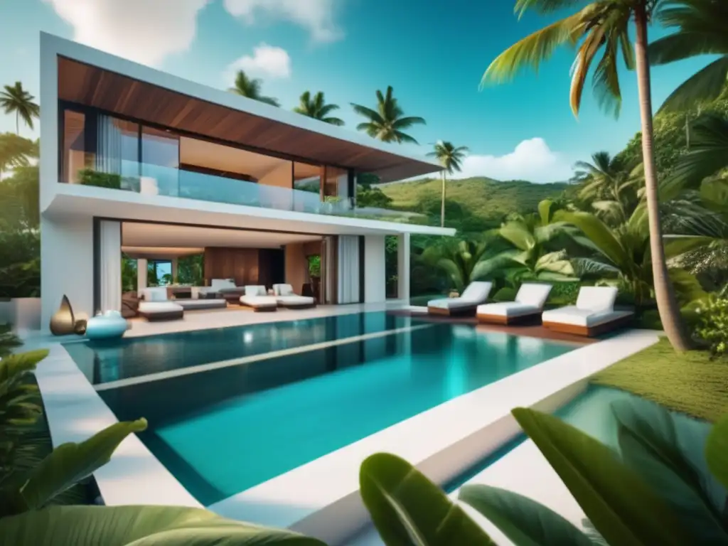 Villa de lujo en paraíso tropical Inversión en propiedades vacacionales: lujo y relax en entorno tropical