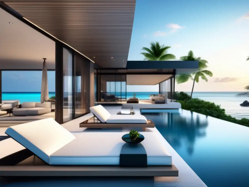 Casa de vacaciones de lujo con piscina infinita y playa Inversión en propiedades vacacionales para principiantes