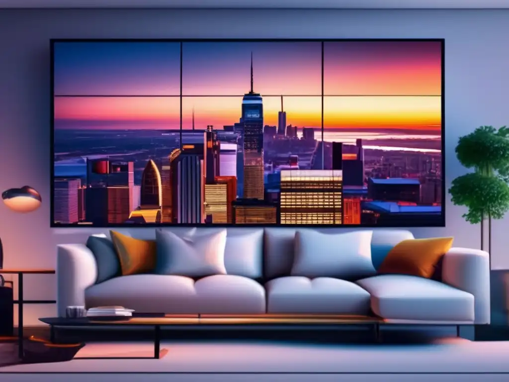 Ciudad moderna al atardecer Rentabilidad inversión inmobiliaria calculadora en ciudad próspera y exitosa